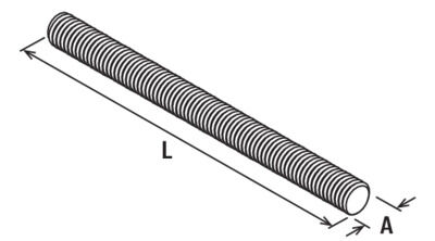 fischer threaded rod G M8 x 1000